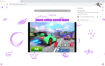 Furious Racing 3D Game New Tab