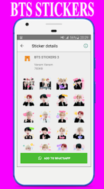 BTS Stickers for Whatsapp - WAStickerApps
