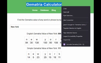 Gematria Calculator