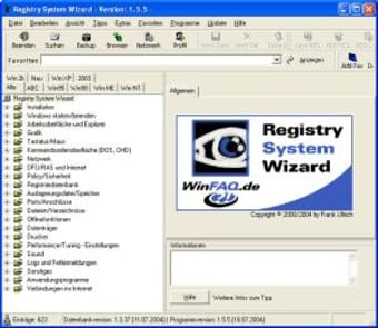 Registry System Wizard (inkl. WinFAQ)