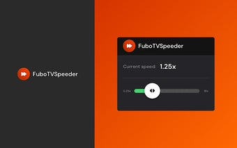 Fubo TV Speeder: adjust playback speed