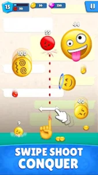 Emoji Ball Blast: Shooter Game