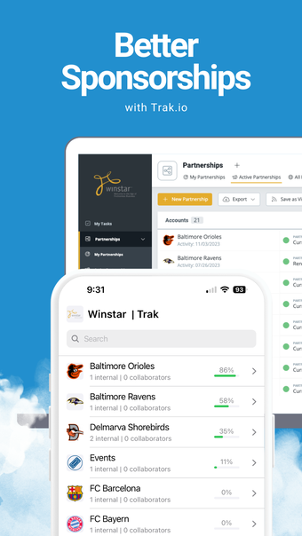 Trak - Sponsorship Management