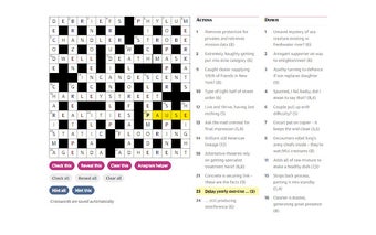 Cryptic Crossword Hints