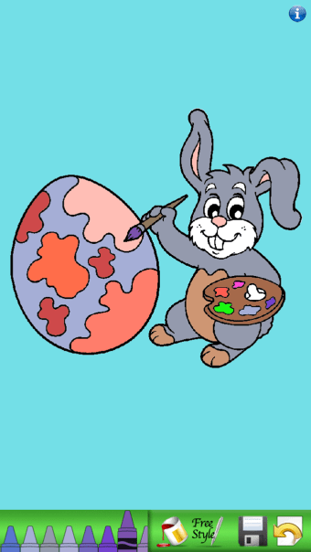 Easter Egg Kids Coloring Book