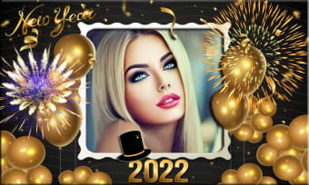 Happy new year photo frame 2022