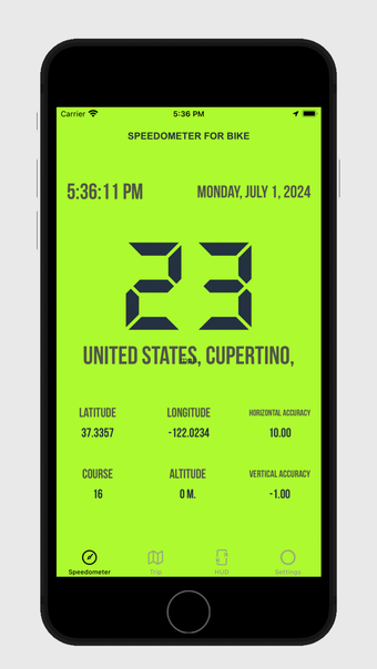 Speedometer for Bike GPS Speed