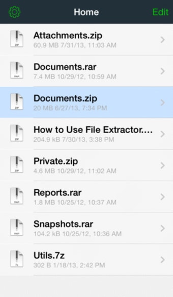 File Extractor for ZIP, RAR, 7-ZIP, and TAR archives