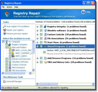 windows 7 registry repair command prompt