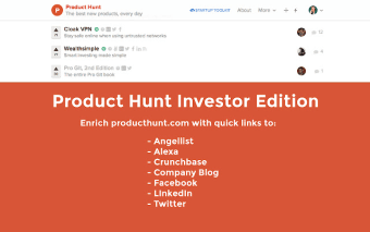Product Hunt Investor Edition