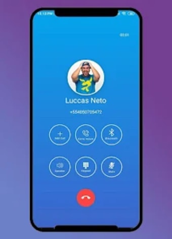 Luccas Neto fake video call