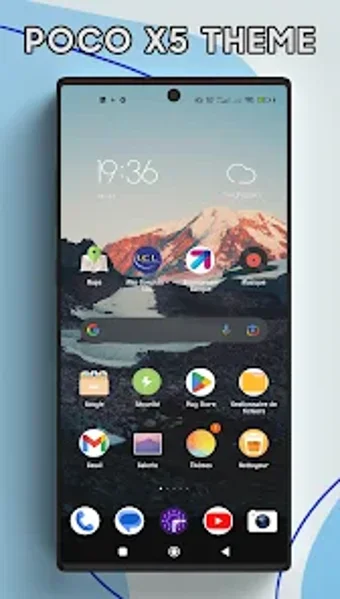 Poco x5 launcher theme