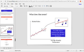 PPT slides editor