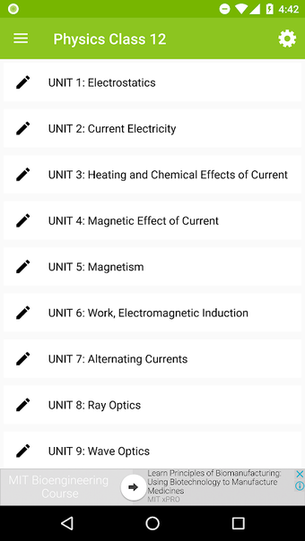 Class 12 Physics Notes