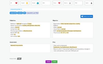 Templates to EMR