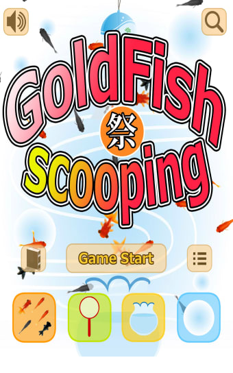 Goldfish scooping festival