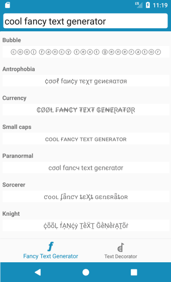Cool Fonts - Font Generator