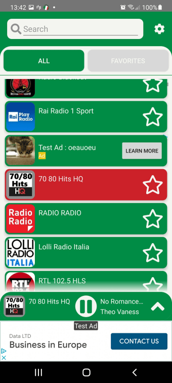 Italy Radio  Italian AM  FM Radio Tuner