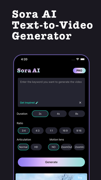 Soria - AI Video Generator