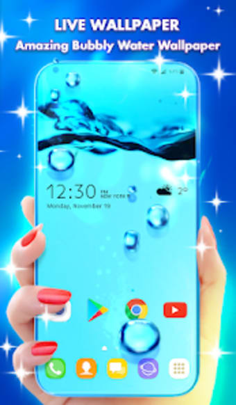 Bubbly Water Wallpaper Theme