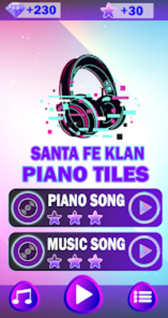 Santa Fe Klan Piano Tiles