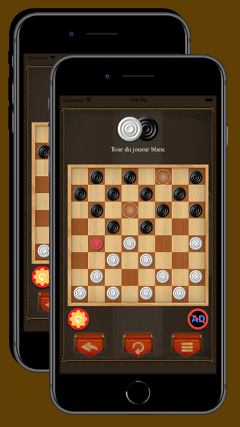 Checker game : checkers deluxe