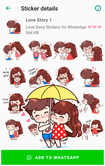 Love Story Stickers for WhatsApp WAStickerApps