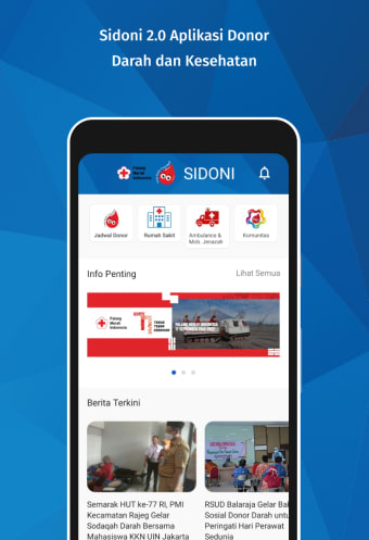 Sidoni - Aplikasi Donor Darah