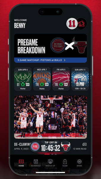 The New Bulls App