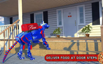 Robot Dog Pizza Delivery : Robot Games