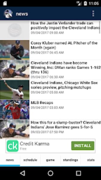 Cleveland Baseball - Indians E