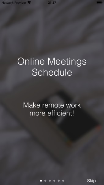 Online Meetings Schedule