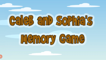 Caleb and Sophias Memory Game