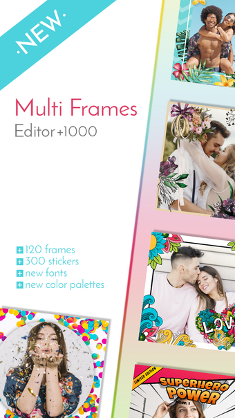 Square Fit Multi Photo Frames