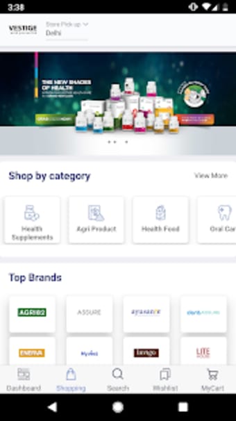 Vestige Online Shopping App