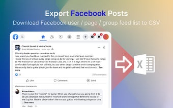 Posts Extractor for Facebook™