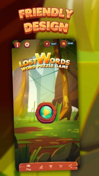 Find words puzzle game