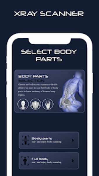 Body scanner x ray : xray app