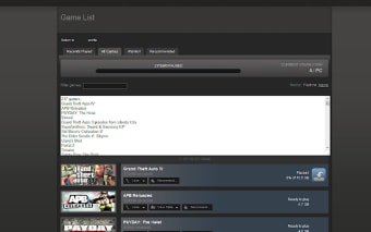 Steam Games Listifier