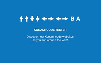 Konami Code Test Discover