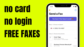 Send  receive fax from iPhone