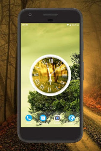 Forest Clock Live Wallpaper