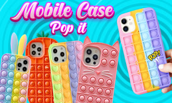 Pop It Pop Up Fidget Toys 3d Phone Case Diy Game