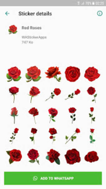 Roses Stickers For WhatsApp