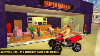 Shopping Mall ATV Quad Bike Radio Taxi Games