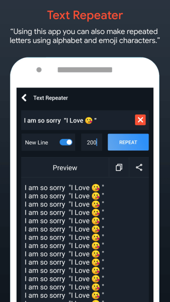 Text Bomber - Text Repeater