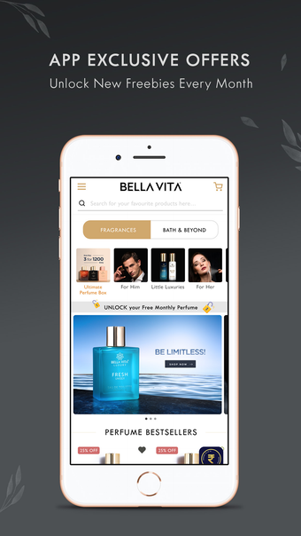 BELLAVITA Online Shopping App