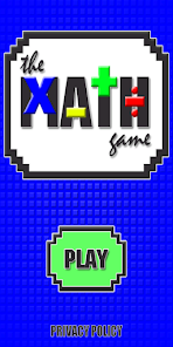 The Math Game