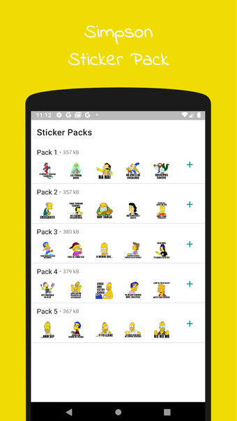 Stickers Simpson Pack 2022