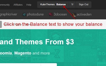 Envato Balance Toggle